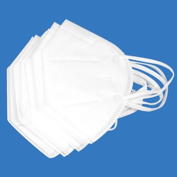 Skin Friendly Foldable Face Mask , Disposable KN95 Particulate Respirator Mask