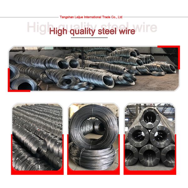 China Factory Cheap Price 65#70#Customize Size Dia Carbon Black Spring Coil Steel Wire for Making Mattress Inner Spring
