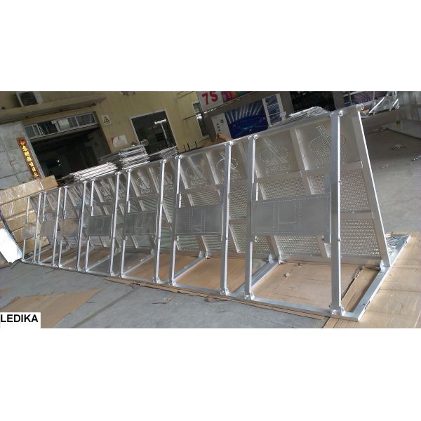 Folding Crowd Control Barrier Hand Barrier For Outdoor Concert / Sports Event