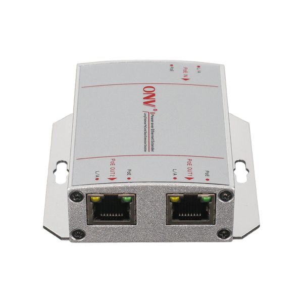 Metal Housing 3 Port Gigabit PoE Extender With Smart PoE Power Supply
