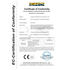 Guangzhou Kapha Electronic Technology Co., Ltd. Сертификации