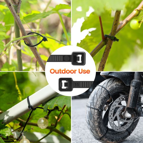 Hot-selling 4.8mm Wide Double-sided Toothed Cable Ties with High Tensile Strength