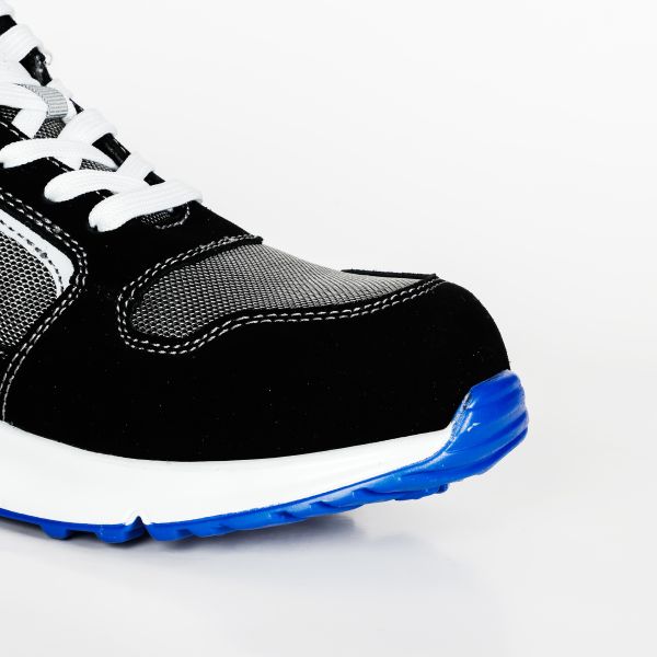 Factory Sports Construction Workers Cement With Comfortable EVA Insole And Mesh Upper Safety Shoes