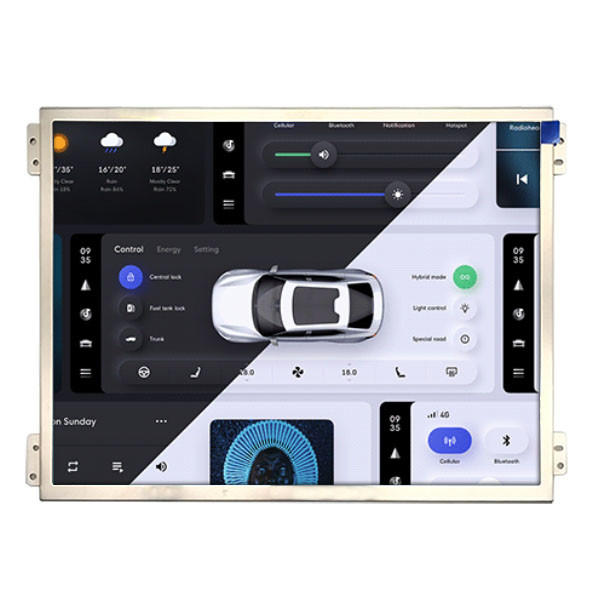 10.4 дюймовый промышленный TFT LCD дисплей 1024x768 пикселей LVDS интерфейс 30 пин