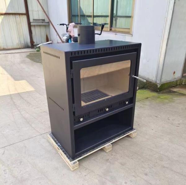Domestic Heating Furnace European Cast Iron Fireplace Embedded Firewood Real Fire Heating Fireplace