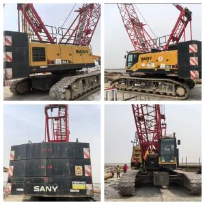 Used SANY SCC750A-75T Crawler Crane 2020 75T Capacity Low Hours