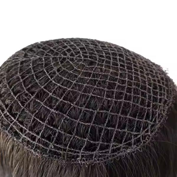 Hot Sale Brazilian Virgin Hair Topper Human Fish Net Women Topper Human Hair Toupee Raw Hair Topper for Women