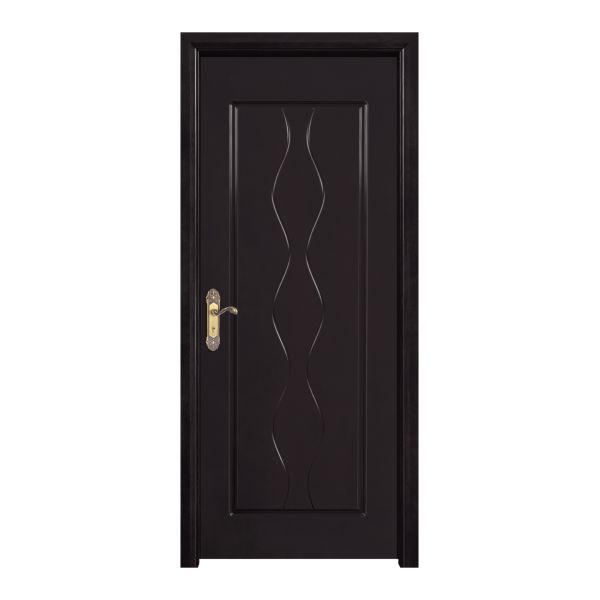 Finished Mahogany Wood CPL Door 2.1m Height For Living Room