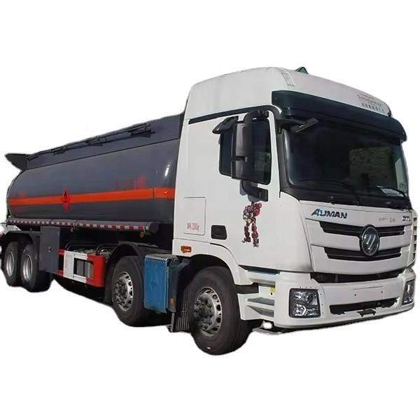 FOTON AUMAN 8x4 24.68cbm Chemical Tank Truck For Flammable Fluid Methanol Ethanol