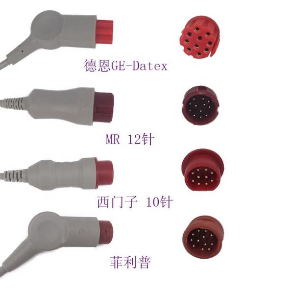  Blood Pressure Monitor Compatible IBP Cable M3921 A1 M3929A A3