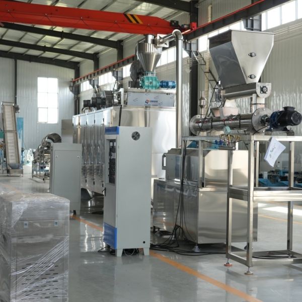 New Twin-screw Stainless Steel Pet Dog & Cat Food Extruder Machine for Fish & Bird Feed 250-6000KG/H Capacity