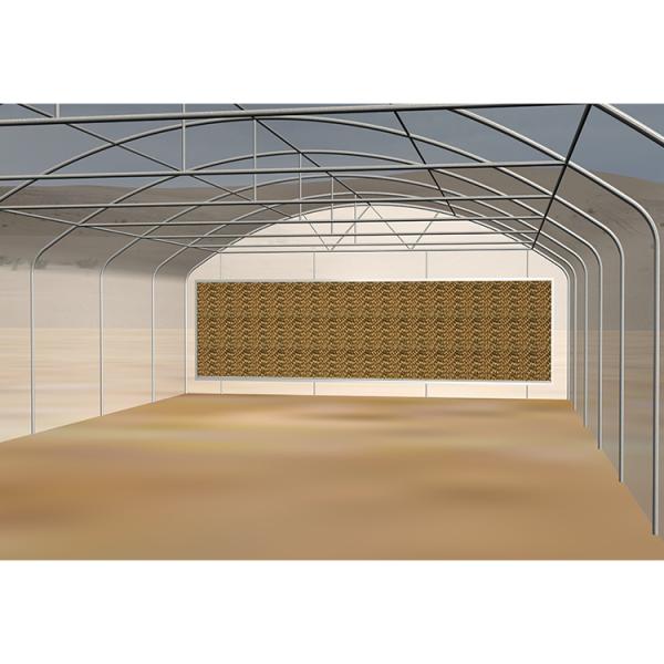 PE Cooling System Agricultural Greenhouse Flower Growing Galvanized Steel Greenhouse