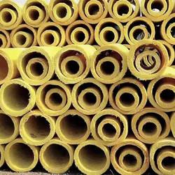 Opening Self Adhesive Steam Glass Wool Tube Material Aluminum Foil Waterproof