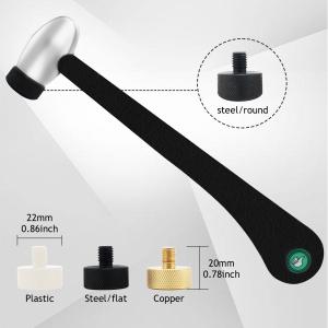 Martelo Multifunction da máquina de gravura da joia com bronze permutável de 4
