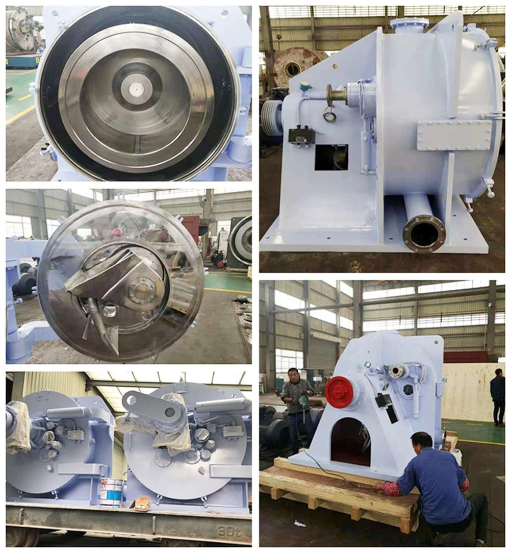 центрифуга крахмала Peeler сифона барабанчика 110L горизонтальная вытекание снизу
