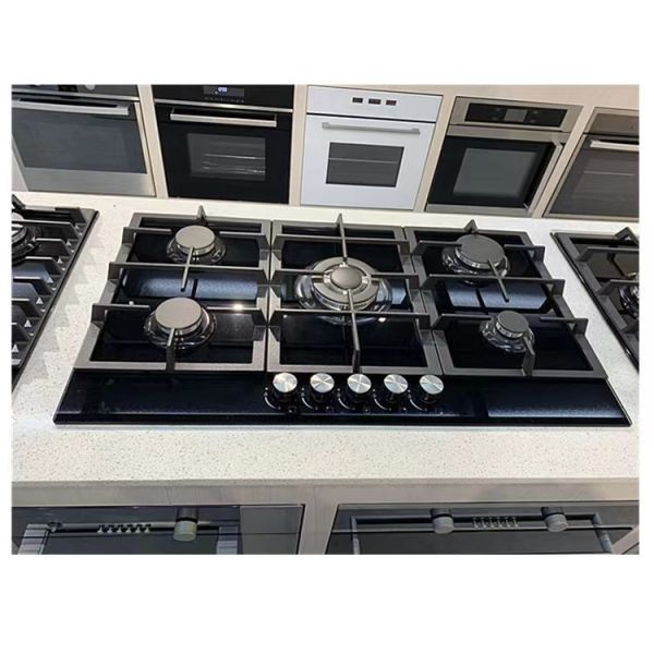 Automatic Ignition 5 Electric Burner Gas Stove for  Kitchen Cooking 220v