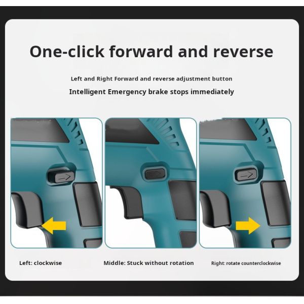 21В бесфабрикатное зарядное буровое устройство с молотком