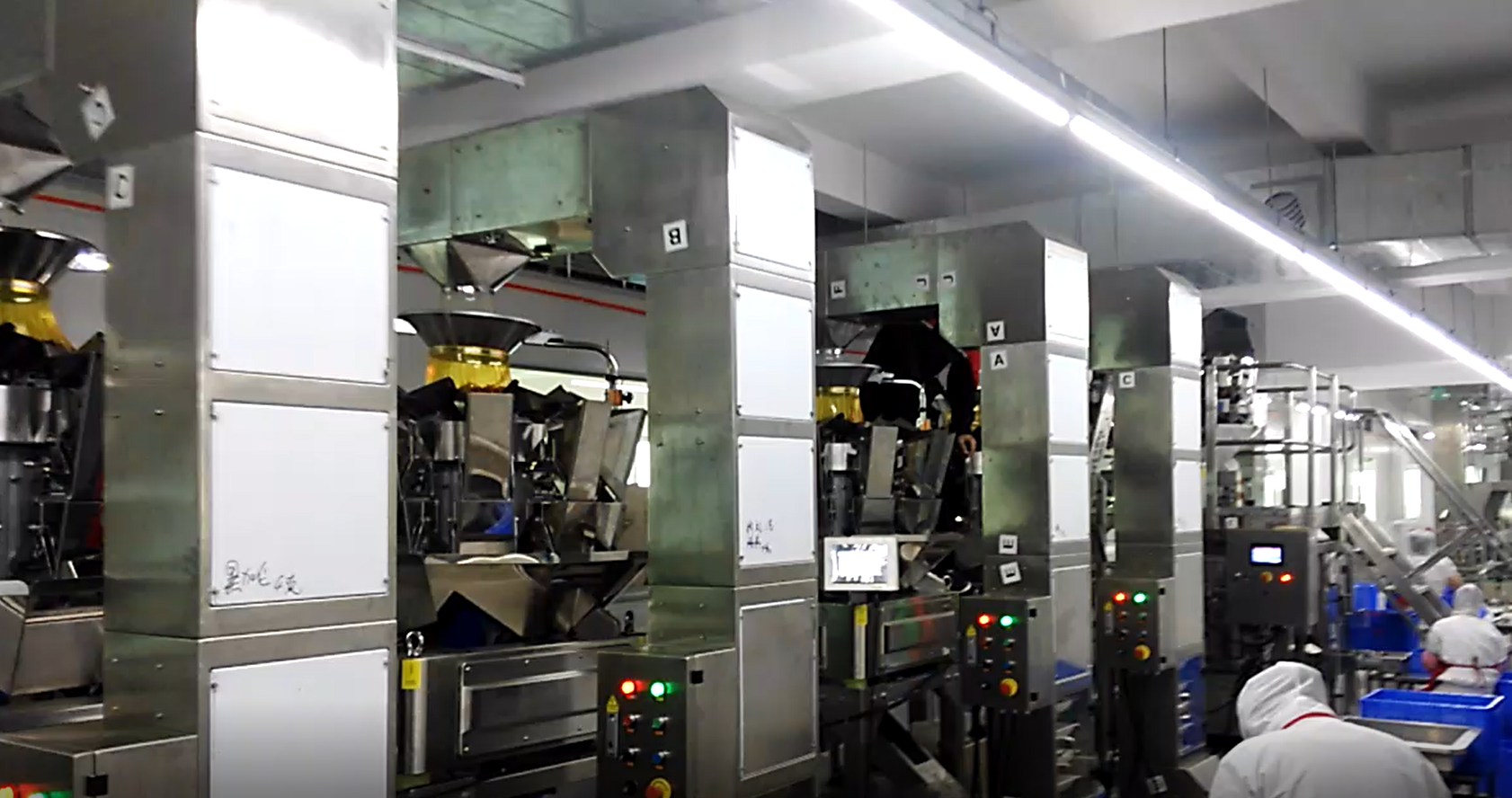 Машина упаковки Weigher Multihead нержавеющей стали для закусок ИМПов ульс осеменяет 2.5L