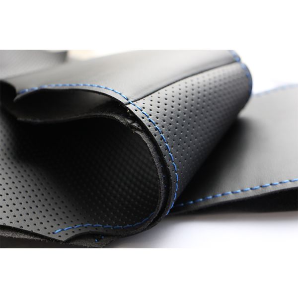 ONE Car ONE Template Black PU Leather Hand Sewing Steering Wheel Cover for BMW F10 523Li 525Li 2009 730Li 740Li 750Li