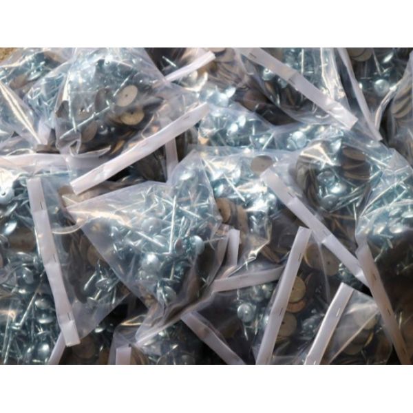 Металлические электрически оцинкованные гвозди 1,25 дюймовые кровельные гвозди для здания и жилья