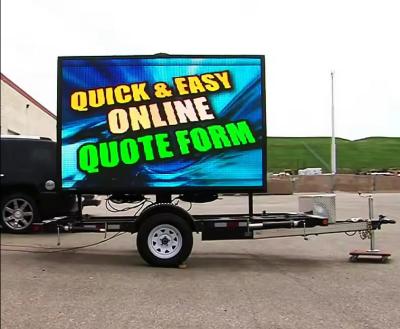 LED Outdoor Truck LED publicidade móvel LED Trailer Display Screen