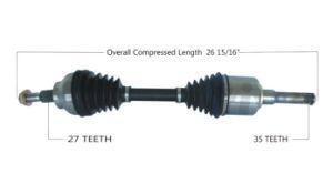 Aluminum C.V. Joint CV6z3b436ap Front Left Axle Shaft for Ford Escape 2013 2017