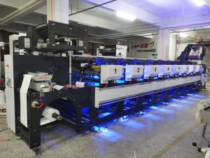 Roll To Roll Flexo Printing Machine Servo Motor Controlled