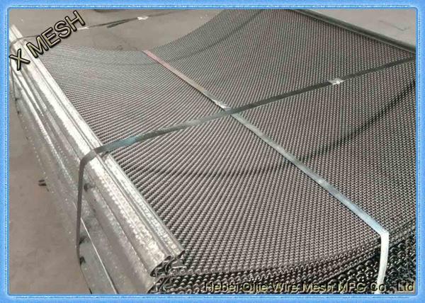 45# Steel Flat Top Woven Wire Screen / 65Mn Steel Woven Wire Cloth