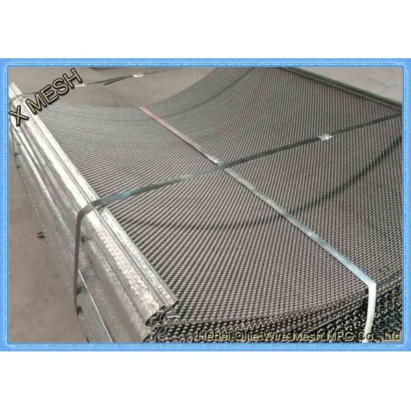 Self Cleaning Vibrating Screen Mesh Heavy Duty Hooked High Tensile Steel Wire