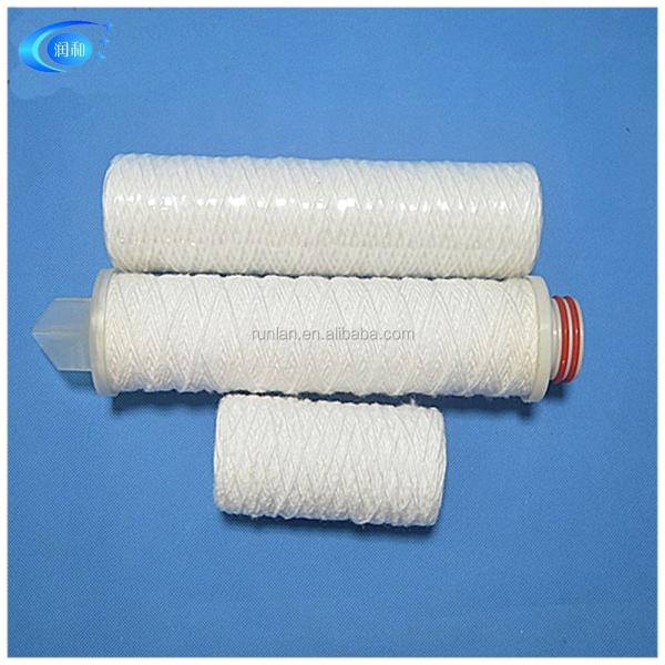 Cartucho de filtro de gás de água purificada PVDF plissado para filtração química industrial