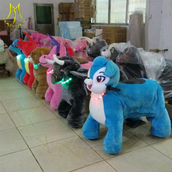 Hansel electric rideable animal coin operated dragon ride walking family entertainment center riding cow toys for kids