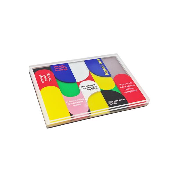 Personalized Museum of Illusions Acrylic Fridge Magnet – A Creative Keepsake for Art Lovers