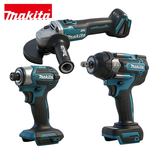 DC18V Household Makita Grinder Screwdriver Impact Wrench Assortment Power Tool Combo Kit