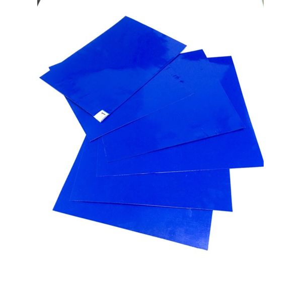 Циновка голубой белой устранимой чистой комнаты PE липкая 30 слоев высокого Tackiness 18