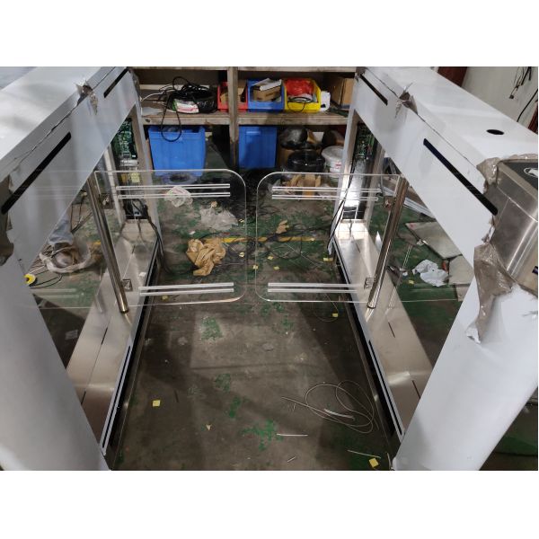 Security Door 304 Stainless Steel 1.5mm Access Control Turnstile