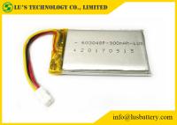 Bateria de lítio recarregável recarregável 3.7v da bateria 900mah do polímero do lítio LP603048 LP603048