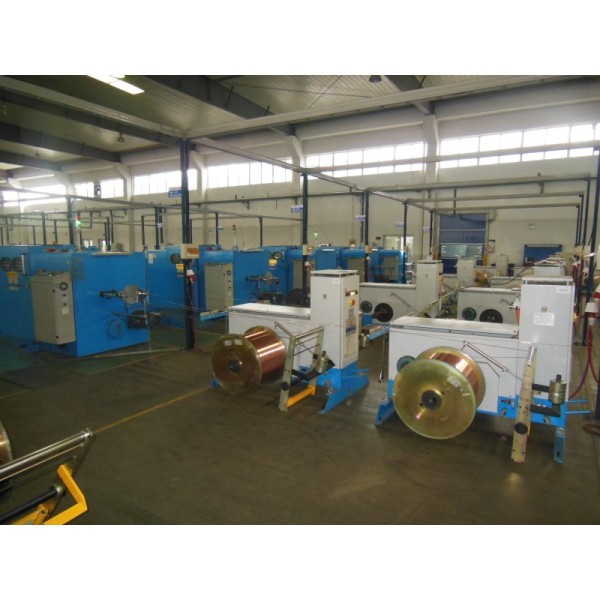 Standard Double Copper Wire Twisting Machine Bunching Diameter 630mm Touch Screen Operation