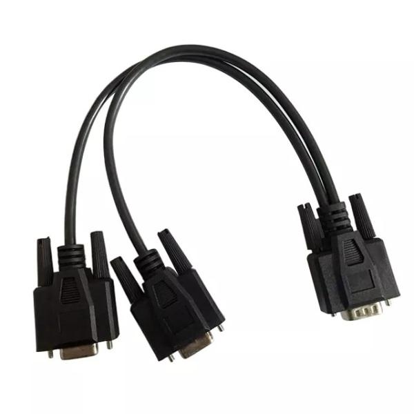 Multipurpose Rs232 DB9 Cable Male To Female Serial For Data Transmission