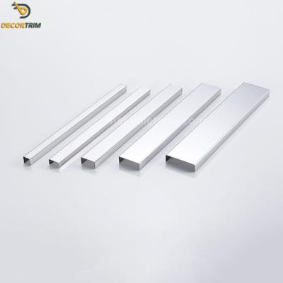 8k Mirror Stainless Steel U Shape Channel SS201 SS304 Material