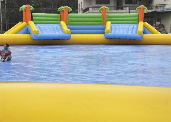 Giant Outdoor Play Equipment Amazing Inflatable Water Park For Kids