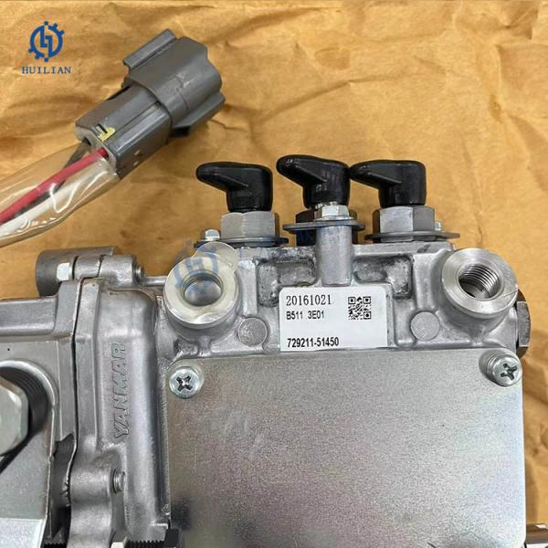 729211-51450 72921151450 Yanmar Fuel Injection Pump For Excavator Diesel Engine Parts