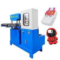 Machine de fabrication de porte-clés en PVC en silicone 70T pour la vulcanisation du caoutchouc