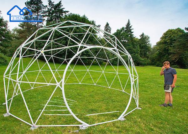 Outdoor Luxury Transparent Igloo Roof Glamping PVC Geodesic Dome Hotel Tent
