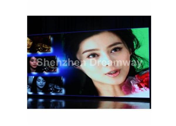 Ultra-Thin DVI HDMI VGA Indoor LED Screen Rental PH6 1R1G1B with Aluminum LED Box