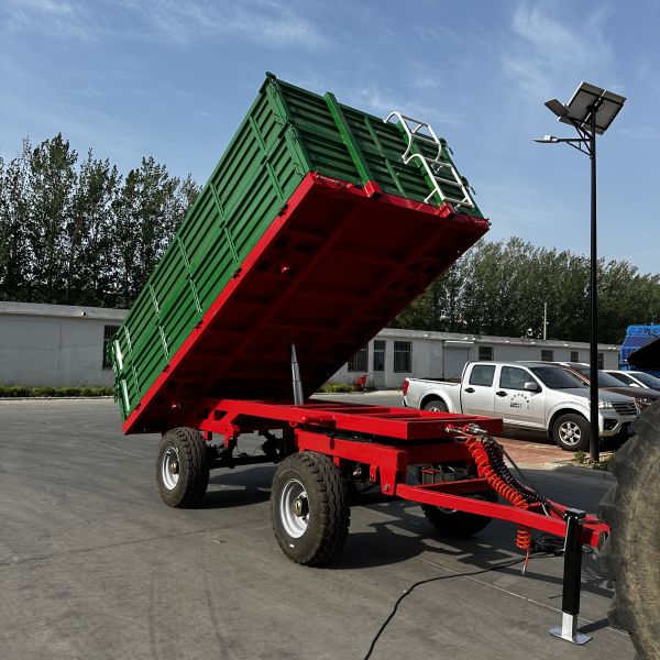 Transportation Utility Model Farm Trailer For Crops Rational Structural Framework