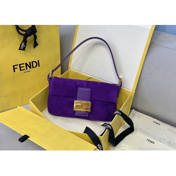 Classic Single Strap Shoulder Bag Pure Color Underarm Bag Baguette Bag