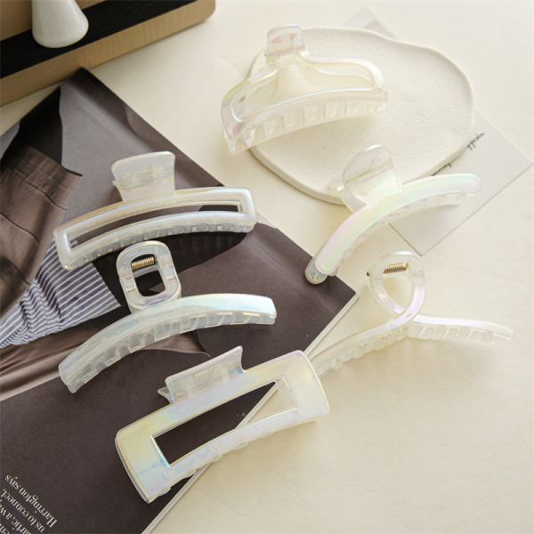 Mermaid PP material hair clip accessory female back head hair clip advanced sense elegant temperament shark hair clip