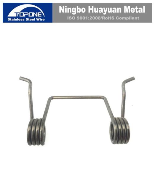 Industrial Stainless Steel Wire Forming Zinc Plated Double Spiral Torsion Spring