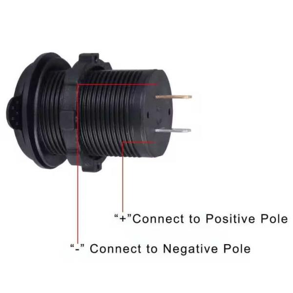 High Durability Three Colour Car LED Charger Socket 5V2.1A Dual Port Car Charger