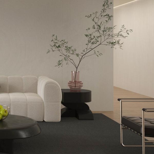 9mm Thickness Carpet Look Porcelain Tile for Floor / Wall Application Wooden Look